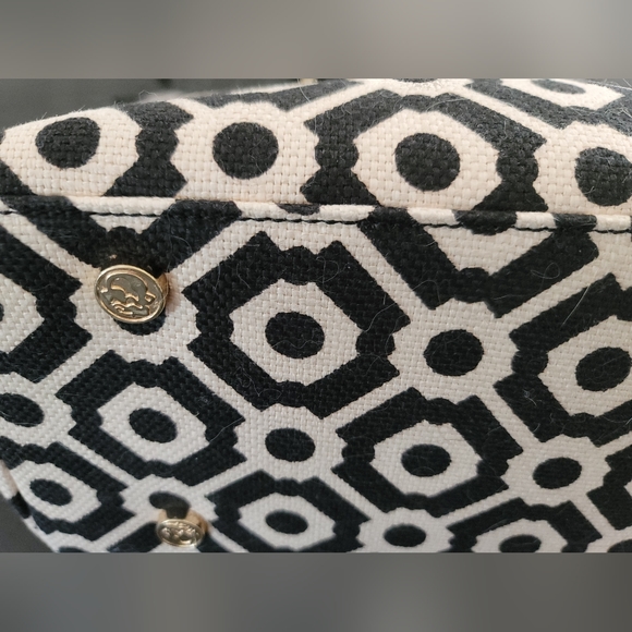 Spartina 449 tote bag nwot leather and linen material - Picture 4 of 7